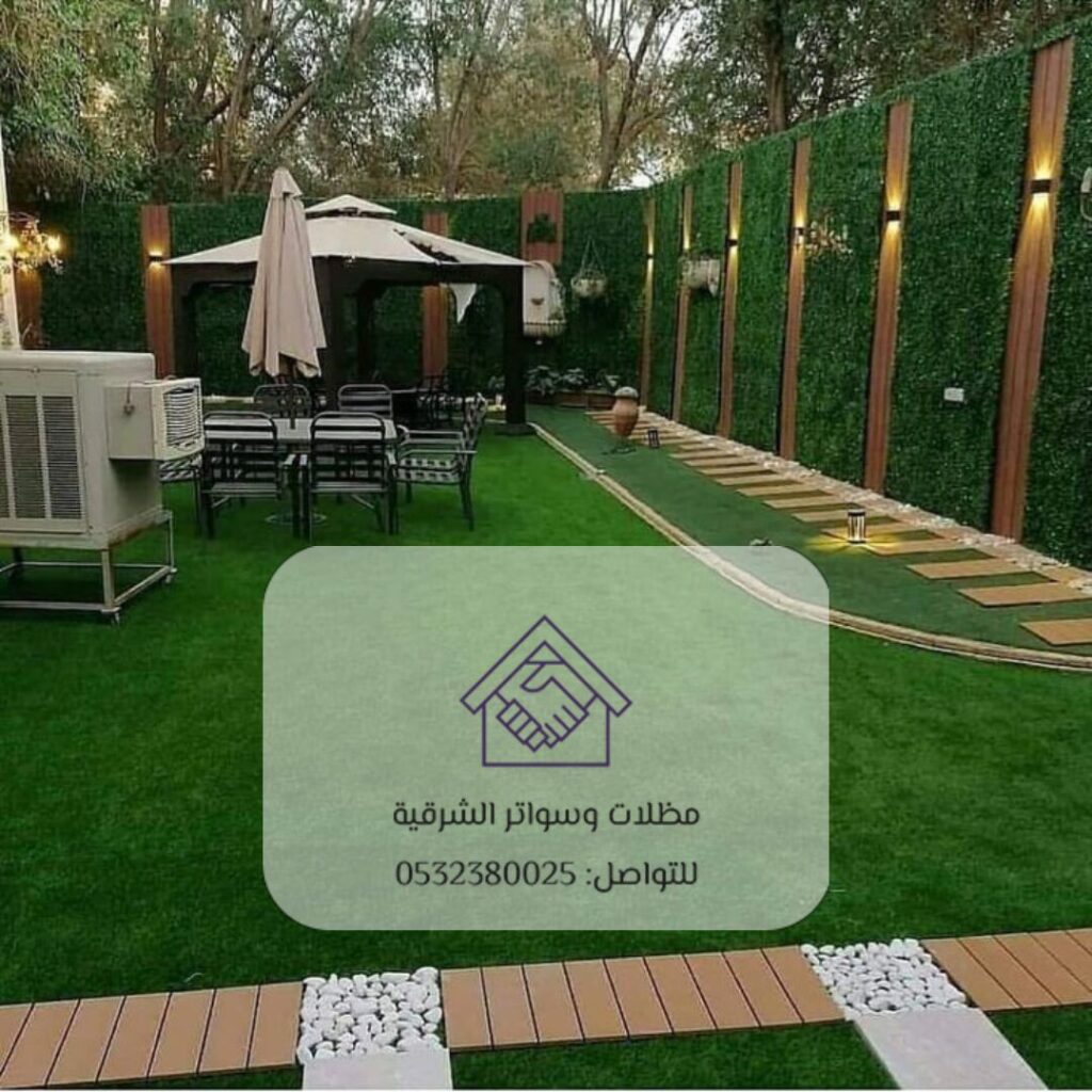 تركيب سواتر قماش PVC مقاومة للعوامل الجوية بالقطيف