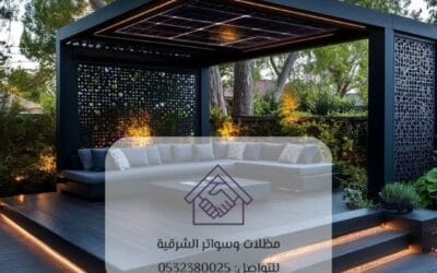 تركيب برجولات حديد وخشب