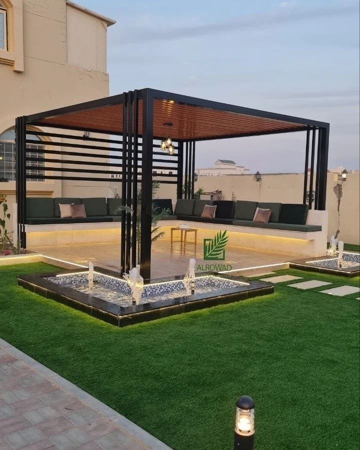 برجولات مودرن للفلل الشرقية