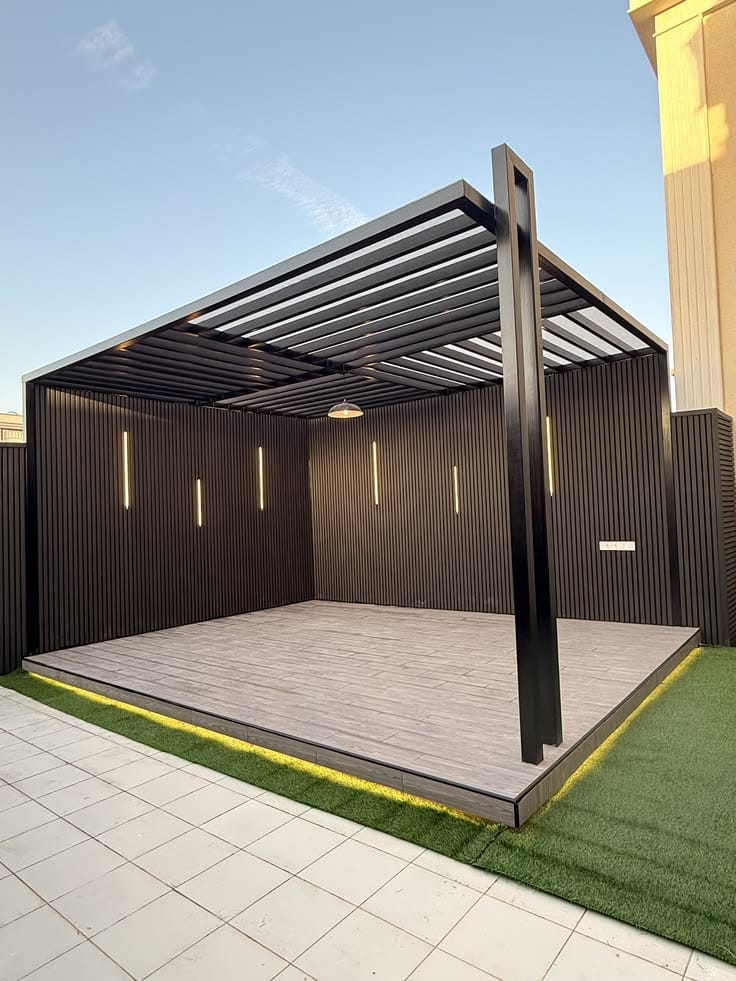 برجولات مودرن للفلل الشرقية
